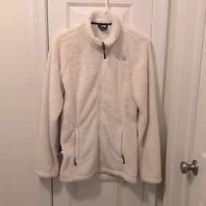 North face off white fleece